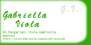 gabriella viola business card